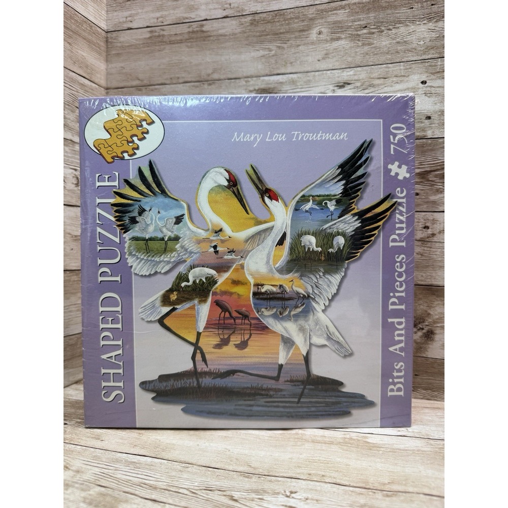 Whooping Cranes - Mary Lou Troutman-300 Piece Puzzle - New/sealed